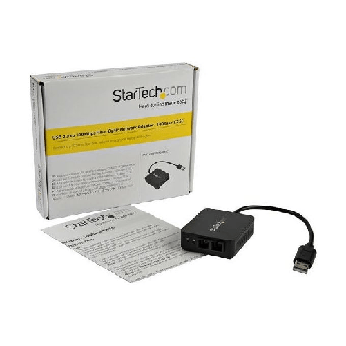 StarTech.com-Convertitore-da-USB-a-fibra-ottica---100-Mbps---Adattatore-di-rete-compatto-da-USB-2.0-a-fibra---Compatibile-con-fibra-multimodale-duplex-femmina-100Base-FX-SC---MMF---2Km---Da-USB-a-fibra-LAN