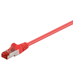 Microconnect 10m CAT6 FTP cavo di rete Rosso (F/UTP CAT6 10m Red PVC - Outer Shield  Foil screening - 4x2xAWG 27 CCA - W