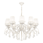 Maytoni Lampadario Shabby Chic Grace Metallo Bianco 10 Luci