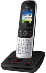 Telefono-cordless-Panasonic-con-AB-KX-TGH720GS---nero