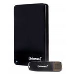 Intenso Pacchetto bonus di trasmissione di memoria intenso (1 TB 25 HDD  32 GB Stick USB ad alta velocit )