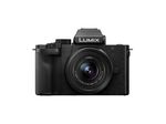 Panasonic-Lumix-DC-G100DVEGK-Fotocamera-Mirrorless-Micro-Quattro-Terzi-con-Obiettivo-Lumix-G-Vario-12-32mm-F3.5-5.6-e-Impugnatura-Treppiede-DMW-SHGR2-20.3MP-Video-4K-30p-FHD-60-Nero