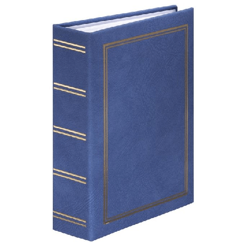 Hama-London-album-fotografico-e-portalistino-Blu-100-fogli-9-x-13-Rilegatura-all-inglese