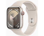 Apple-Watch-Series-9-GPS---Cellular-Cassa-45mm-in-Alluminio-Galassia-con-Cinturino-Sport-Galassia---S-M