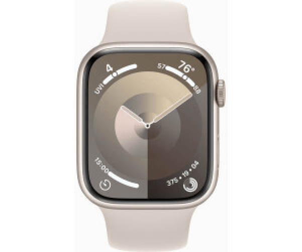 Apple-Watch-Series-9-GPS---Cellular-Cassa-45mm-in-Alluminio-Galassia-con-Cinturino-Sport-Galassia---S-M