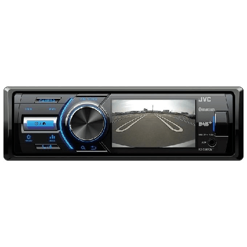 JVC-KD-X561DBT-Ricevitore-multimediale-per-auto-Nero-Blu-180-W-Bluetooth