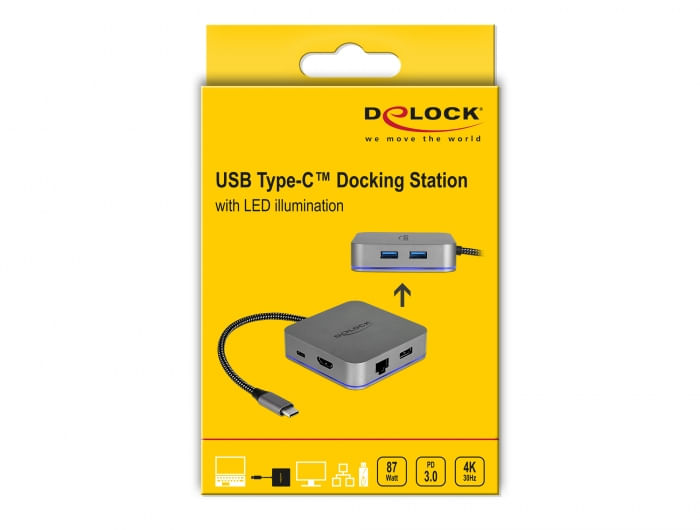 Delock-Docking-station-USB-C-per-dispositivi-mobili-4K---HDMI-Hub-LAN-PD3.0