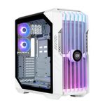 Cooler Master HAF 700 EVO Case White Full Tower 4 x USB 3.2 Gen 1 Type-A 1 x USB 3.2 Gen 2 Type-C Tempered Glass Side Wi