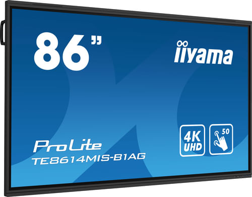 iiyama-TE8614MIS-B1AG-visualizzatore-di-messaggi-Pannello-piatto-interattivo-217-m--85.6---LCD-Wi-Fi-435-cd-m²-4K-Ultra-HD-Nero-Touch-screen-Processore-integrato-Android-24-7