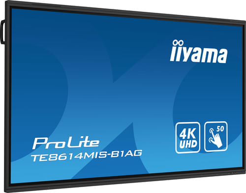 iiyama-TE8614MIS-B1AG-visualizzatore-di-messaggi-Pannello-piatto-interattivo-217-m--85.6---LCD-Wi-Fi-435-cd-m²-4K-Ultra-HD-Nero-Touch-screen-Processore-integrato-Android-24-7