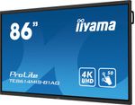 iiyama-TE8614MIS-B1AG-visualizzatore-di-messaggi-Pannello-piatto-interattivo-217-m--85.6---LCD-Wi-Fi-435-cd-m²-4K-Ultra-HD-Nero-Touch-screen-Processore-integrato-Android-24-7