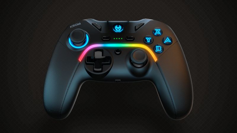 Comando-KROM-KAYROS-GamePad-Bluetooth---Autonomia-fino-a-12H---Modalit--Turbo---Vibrazione-regolabile---PC-compatibile-S