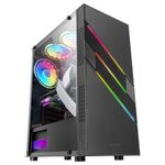 Mars BOITIER MOYEN TOUR XL-ATX MARS GAMING MC-U3 RGB AVEC PANNEAU VITR (NOIR)