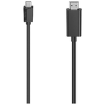 Hama Cavo USB Type C (ingresso)/HDMI (uscita), Ultra HD 4K, 1,5 metri, nero(Pack PC)