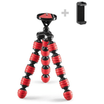 Cullmann Alpha 350 mobil treppiede Smartphone/fotocamera di azione 3 gamba/gambe Nero, Rosso