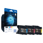 Brother LC1280XL Rainbow-Pack - 3er-Pack - mit hoher KapazitÃ¤t - Gelb, Cyan, Magenta - original - Blisterverpackung