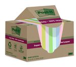 Foglietti-riposizionabili-Post-itSuper-Sticky-carta-riciclata-al-100--assortiti-76x76-mm---12-blocchetti-da-70-ff