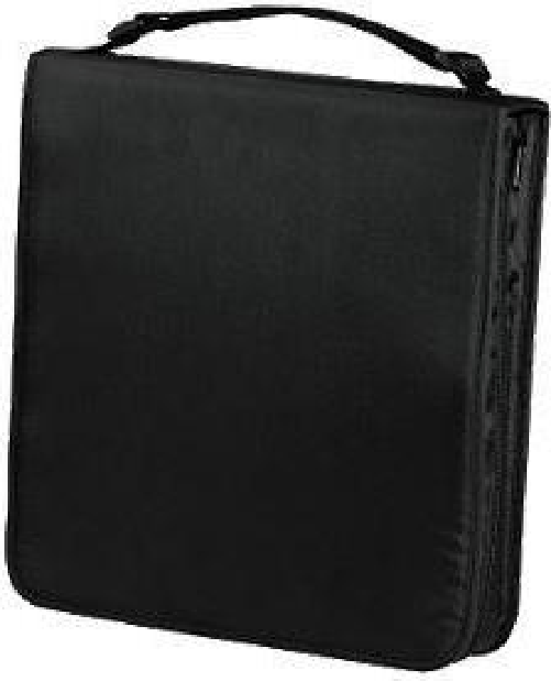 Hama-CD-Wallet-Nylon-160---Tasche-fA¼r-CDs-DVDs---160-CDs-DVDs---Nylon---Schwarz