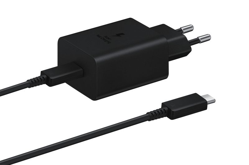 Samsung-Caricabatterie-Super-Fast-Charging-45W-EP-T4510-Porta-USB-C--con-Cavo--Nero