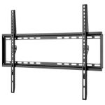 Goobay Supporto da parete per TV Basic Basic FISSO (L) nero - per TV da 37" a 70" (94-178 cm) fino a 35 kg