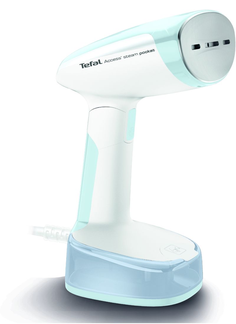 Tefal-Access-Steam-Pocket-DT3041-Vapore-per-indumenti-portatile-1300-W-Blu-Bianco