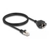 Delock-Cavo-di-prolunga-RJ50-maschio-femmina-S-FTP-da-1-m-nero