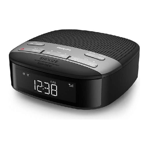 Philips-TAR3505-12-radio-Orologio-Digitale-Nero-Grigio