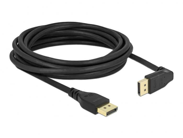 Delock-Cavo-DisplayPort-1.2-maschio-diritto-a-maschio-angolato-a-90-4K-60-Hz-5-m-senza-funzione-snap-in