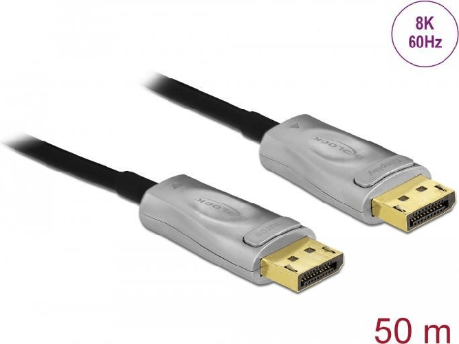 Delock-Cavo-ottico-attivo-DisplayPort-1.4-8K-50-m