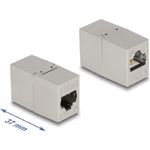 Delock Adattatore Delock da presa RJ45 a presa RJ45 Cat.6A in metallo