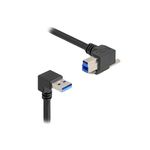 DeLOCK Cavo USB 5 Gbps USB Tipo-A maschio angolato a 90° verso il basso per USB Tipo