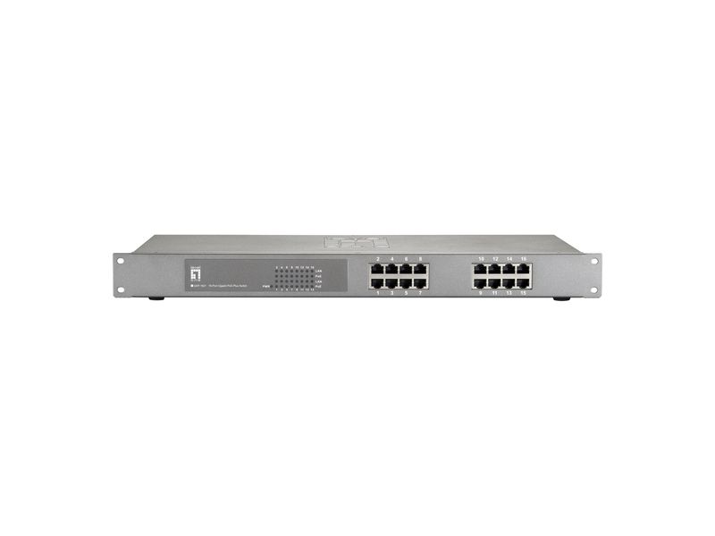 LevelOne-GEP-1621W120-switch-di-rete-Gigabit-Ethernet--10-100-1000--Supporto-Power-over-Ethernet--PoE--Grigio