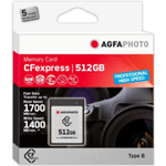 AgfaPhoto CFexpress Professional - 512 GB - CFexpress - NAND - 1700 MB/s - 1400 MB/s - KÃ¤ltebestÃ¤ndig