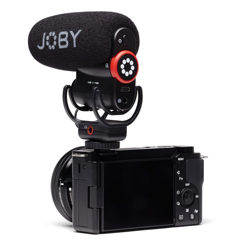 Joby-Wavo-Plus-Nero-Microfono-per-fotocamera-digitale