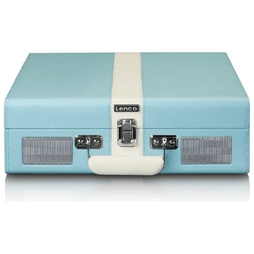 Lenco-TT-110-Giradischi-con-trasmissione-a-cinghia-Blu-Bianco-Semiautomatico