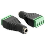 DeLOCK 65457 adattatore per inversione del genere dei cavi 3.5mm 4pin Nero, Verde