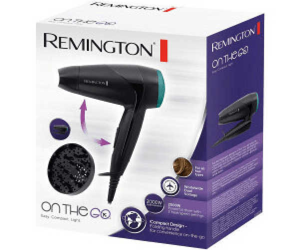 Remington-D1500-asciuga-capelli-2000-W-Nero-Verde