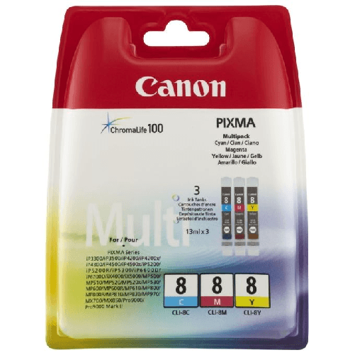 Canon-Cartucce-d-inchiostro-colore-Multipack-CLI-8-C-M-Y