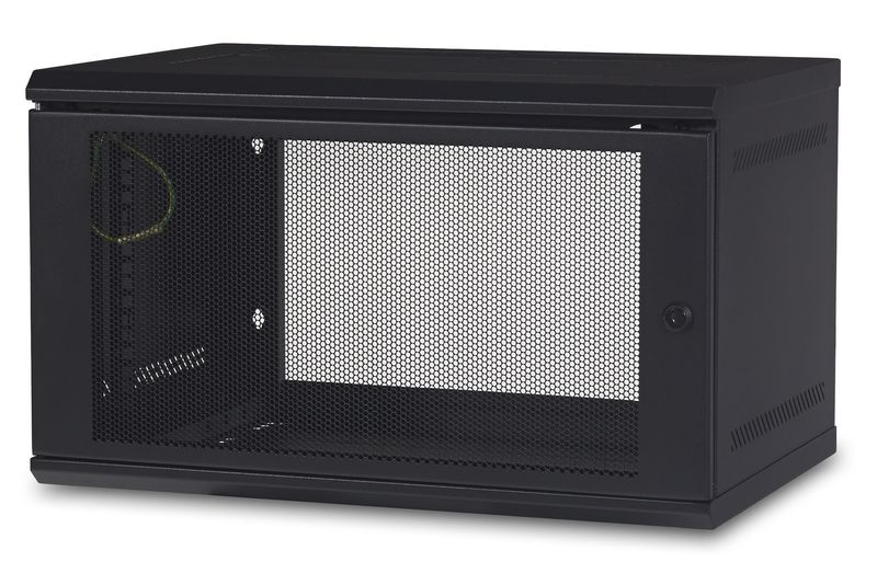 APC-AR106-rack-6U-Da-parete-Nero