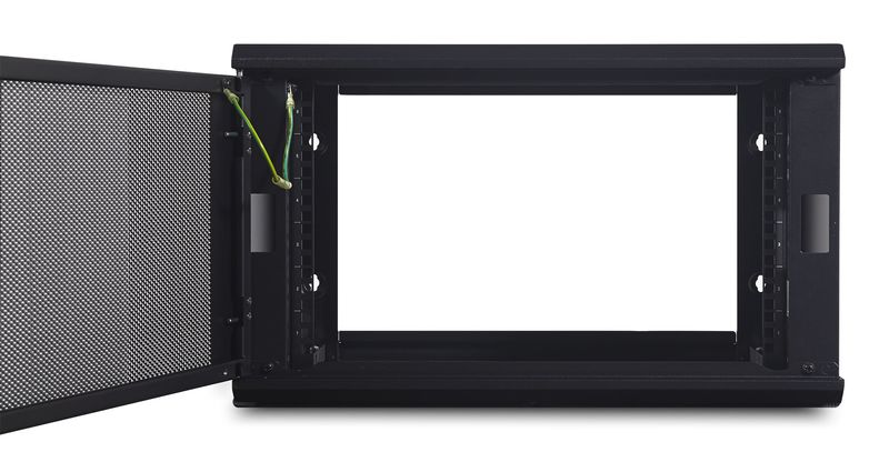 APC-AR106-rack-6U-Da-parete-Nero