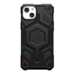 Uag Custodia UAG Urban Armor Gear Monarch MagSafe Apple iPhone 15 Plus kevlar nero