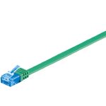 Goobay Wentronic goobay - Patch-Kabel - RJ-45 (M) bis RJ-45 (M) - 3,0m - UTP - CAT 6a - geformt, flach - grÃ¼n (96330)