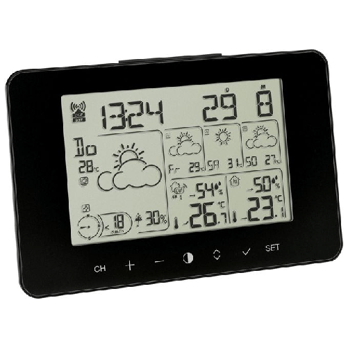 Tfa-Dostmann-TFA-Dostmann-Meteotime-Primo-Nero-LCD-Batteria