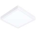 Eglo Plafoniera Moderna Fueva 5 Acciaio Bianco Led Integrato 17W 3000K Ip20