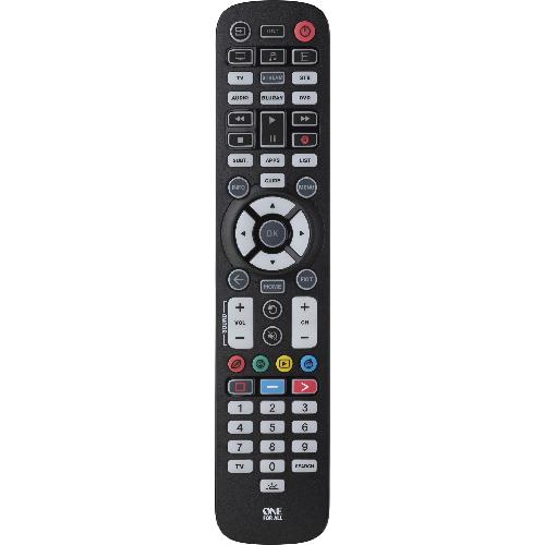 Oneforall-One-For-All-Essential-6-telecomando-IR-Wireless-DVD-Blu-ray-IPTV-Altoparlante-Soundbar-TV-Pulsanti