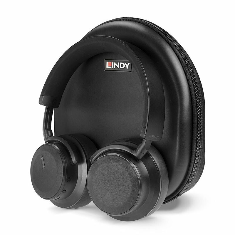 Lindy-LH900XW-Auricolare-Con-cavo-e-senza-cavo-A-Padiglione-USB-tipo-C-Bluetooth-Nero