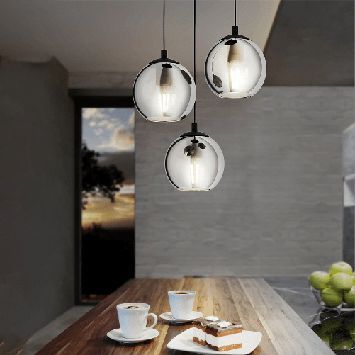 Lampadario-Moderno-Ariscani-3-Luci-Pendenti-Acciaio-Nero