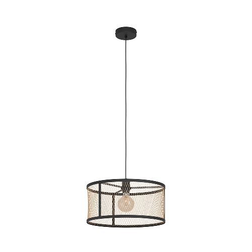 Lampadario-Industrial-Dellow-1-Luce-Acciaio-Nero