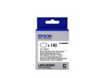 Epson-Nastro-fondo-pretagliato-ovale-Bianco-per-testo-Nero-Die-Cut-25x38mm-140-etichette-LK-8WBWAB