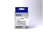 Epson-Nastro-fondo-pretagliato-ovale-Bianco-per-testo-Nero-Die-Cut-25x38mm-140-etichette-LK-8WBWAB